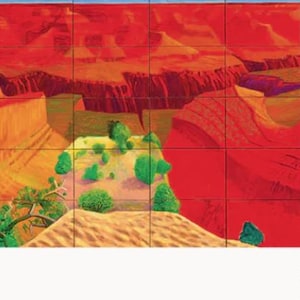 David Hockney, A Closer Grand Canyon, 1998 - Original Exhibition Museum Poster