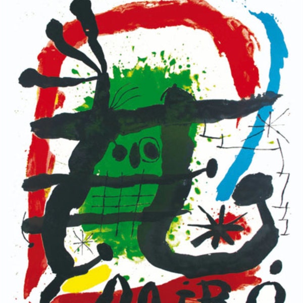 Miro, Rom 1999 - Original Ausstellungs-Plakat