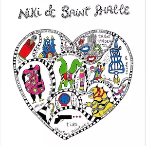 Niki de Saint Phalle, Fickan - Original exhibition museum poster