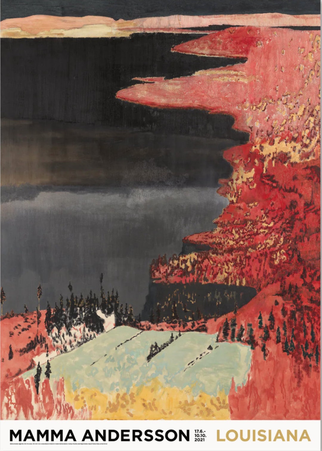 絵画 Mamma Andersson The day after Poster Mamma Andersson, Dagen Efter 2020 - Original Exhibition