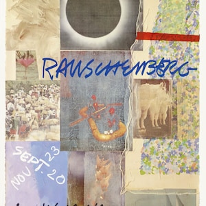 Robert Rauschenberg, 1980 - Original Exhibition Museum Poster