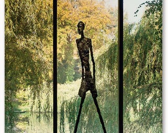 Giacometti, Man Walking, 1960 - Original Exhibition Poster