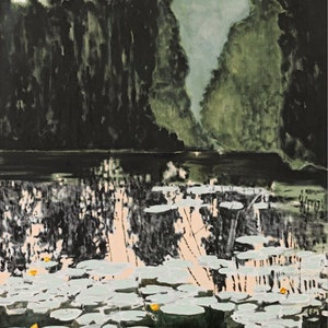 Mamma Andersson, Holiday Pond 2019 - Original exhibition poster