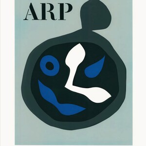 Jean Arp, Jubiläumsplakat 1962 - Original Ausstellung Museumsplakat