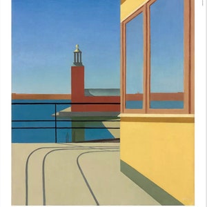 Torsten Jovinge, From the central palace - Original exhibition museum poster