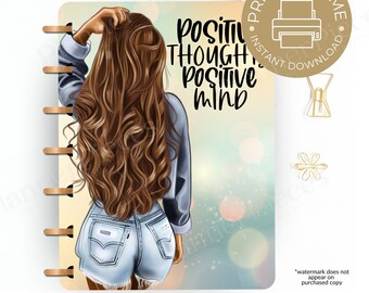 Fashion Planner Cover: Girl Boss Design, Multiple Sizes (Digital Download)