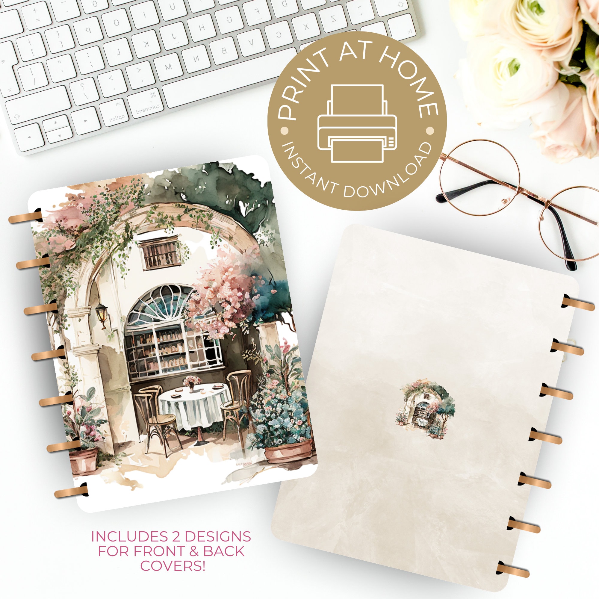 Cafe Planner Cover Printable, Coffee Shop Planner Cover for Happy ...