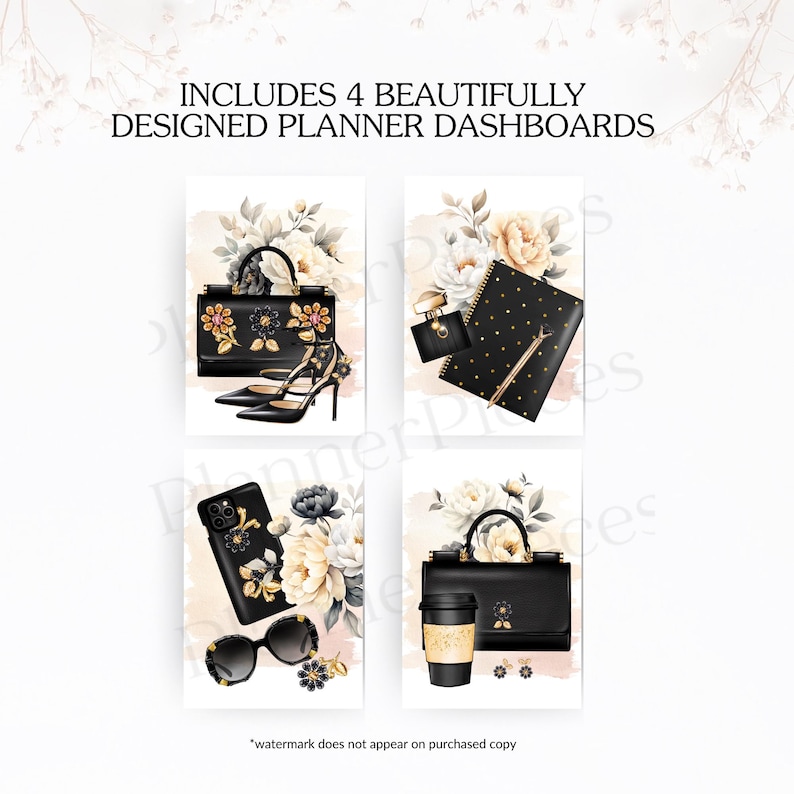 Printable Fashion Planner Dashboard: Multiple Sizes (PDF Download) - Etsy