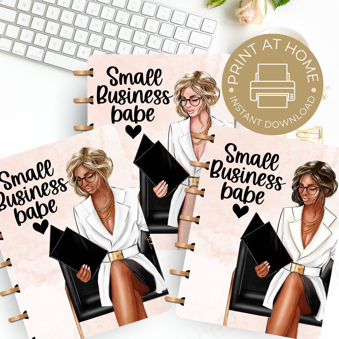 Fashion Girl Planner Cover Printable, Planner Cover for Happy Planner ...