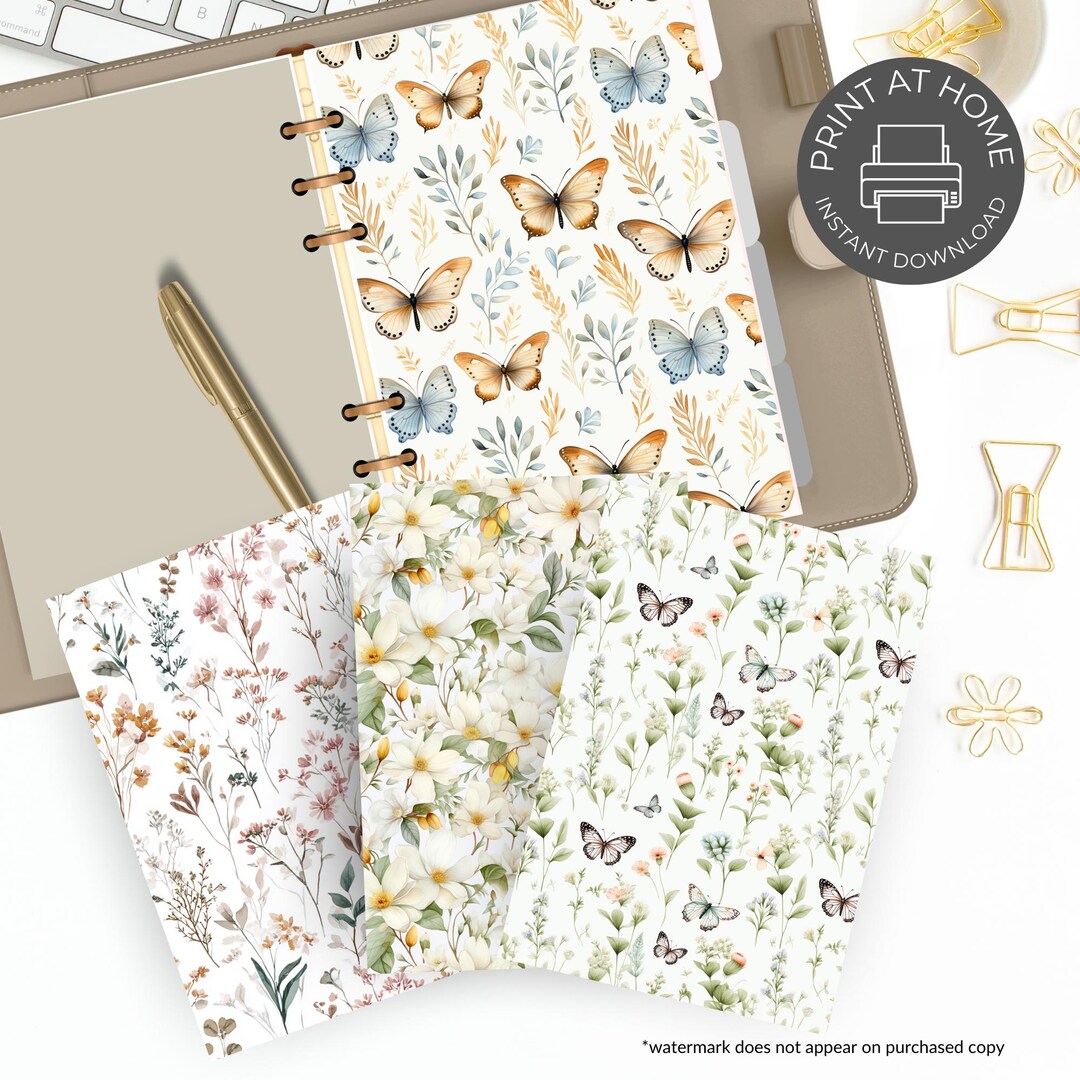 Spring Notebook Planner Printable Spring Planner Dashboard: Multiple Sizes (PDF Download) - Etsy UK