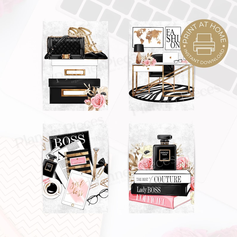 Printable Fashion Planner Dashboard: Multiple Sizes (PDF Download) - Etsy