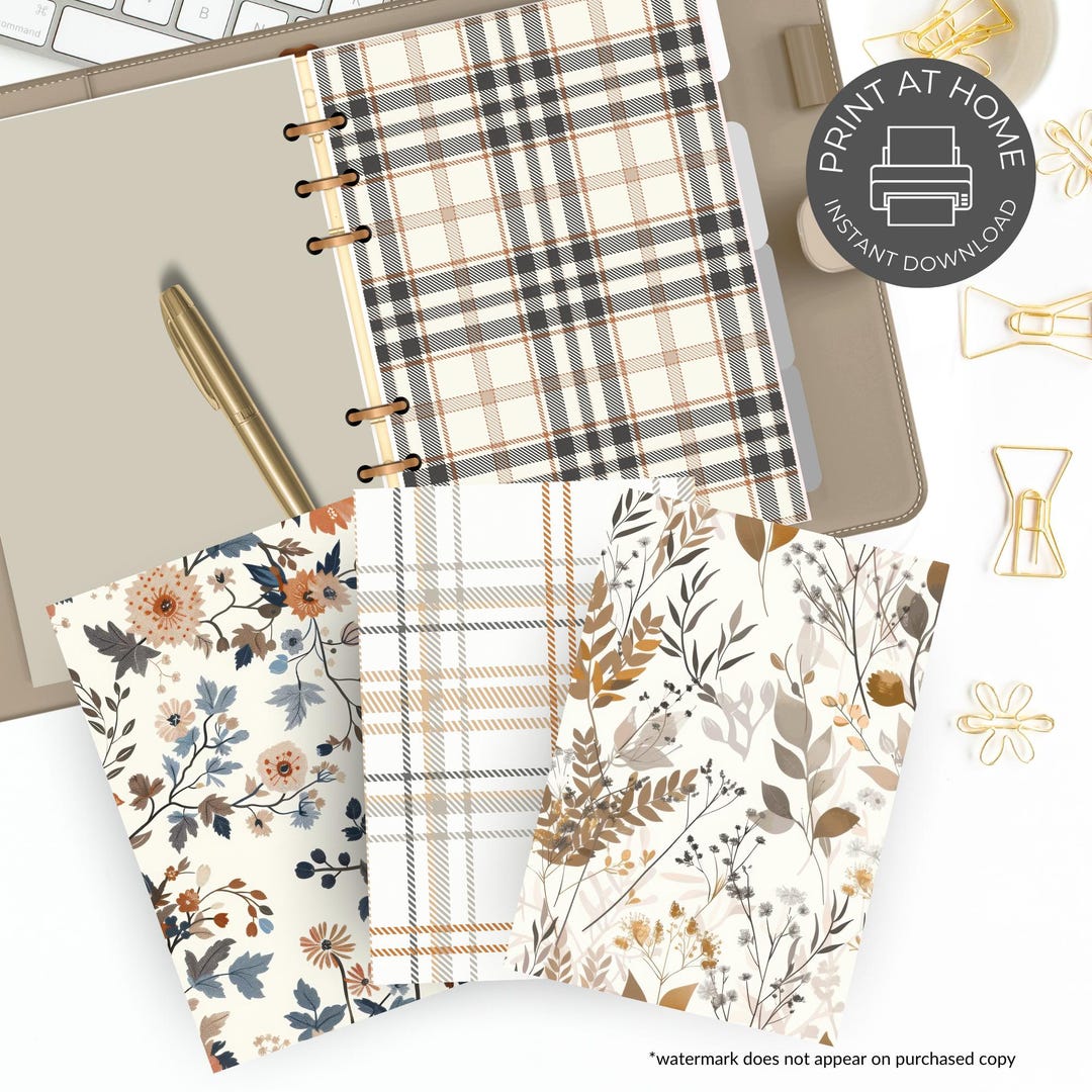 Spring Notebook Planner Printable Spring Planner Dashboard: Multiple Sizes (PDF Download) - Etsy
