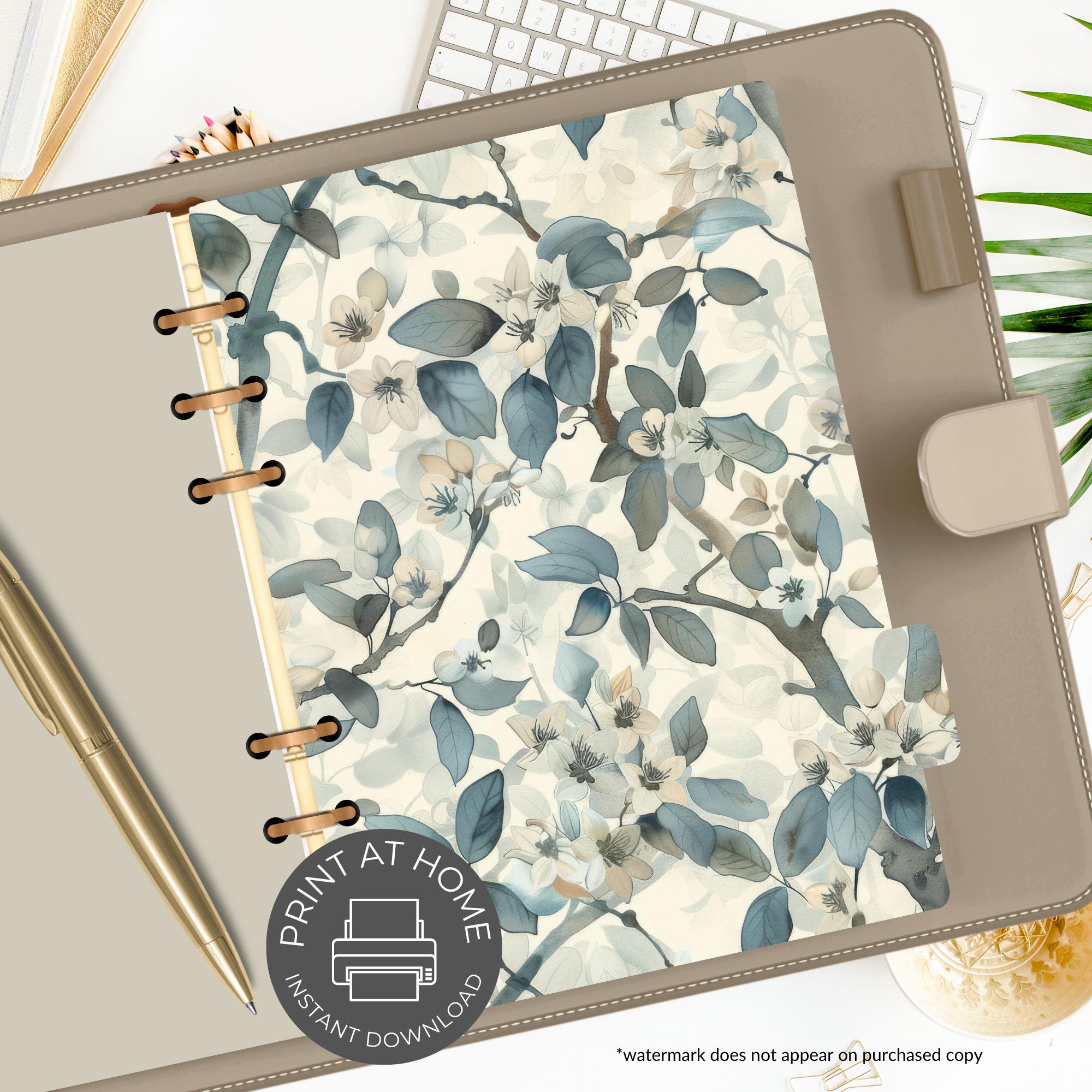 A5 Printable Planner Dividers | Elegant & Stylish Organization | Lily ...