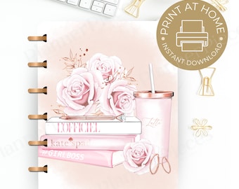 Fashion Girl Planner Cover Printable, Planner Cover for Happy Planner ...