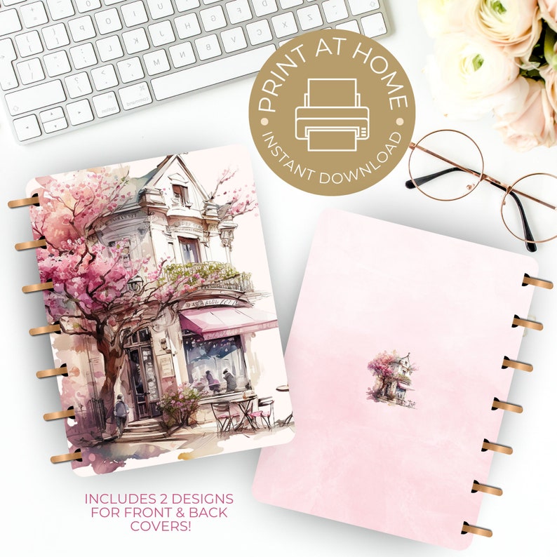 Cafe Planner Cover Printable, Coffee Shop Planner Cover for Happy ...