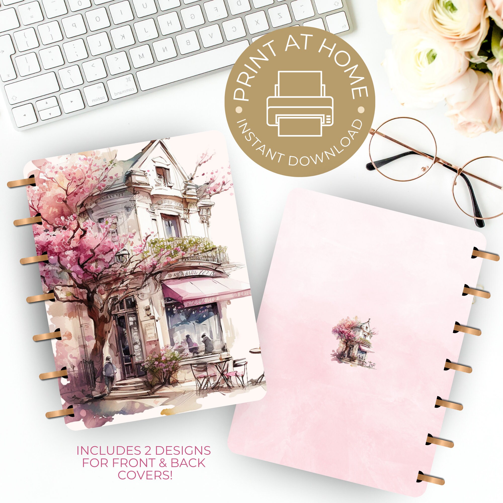 Cafe Planner Cover Printable, Coffee Shop Planner Cover for Happy ...