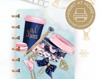 Girl Boss Fashion Planner Cover: Multiple Sizes (Digital Download)