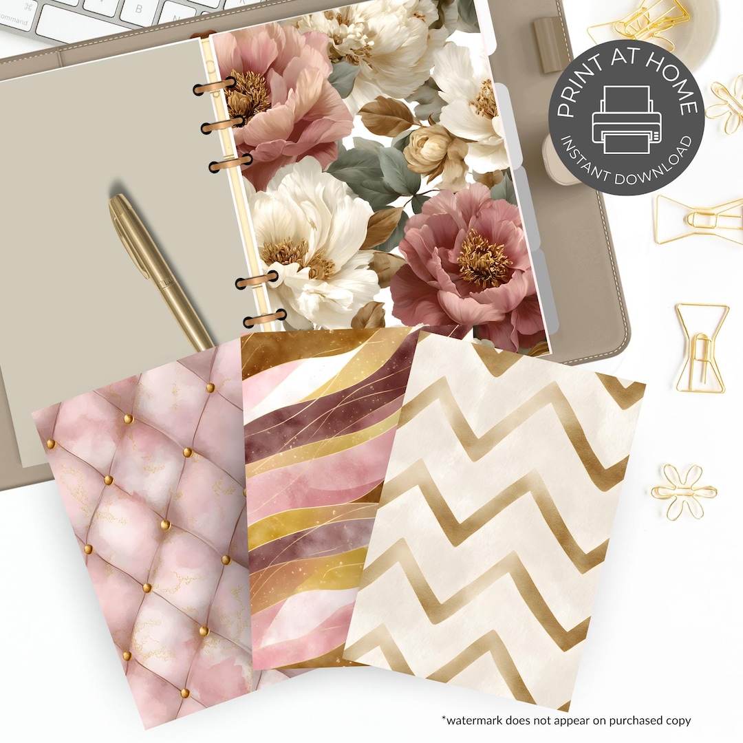 Printable Planner Dashboard: Multiple Sizes (PDF Download) - Etsy