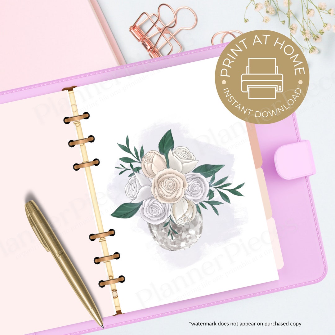Fashion Girl Planner Dashboard Printable, Planner Printable, Happy ...