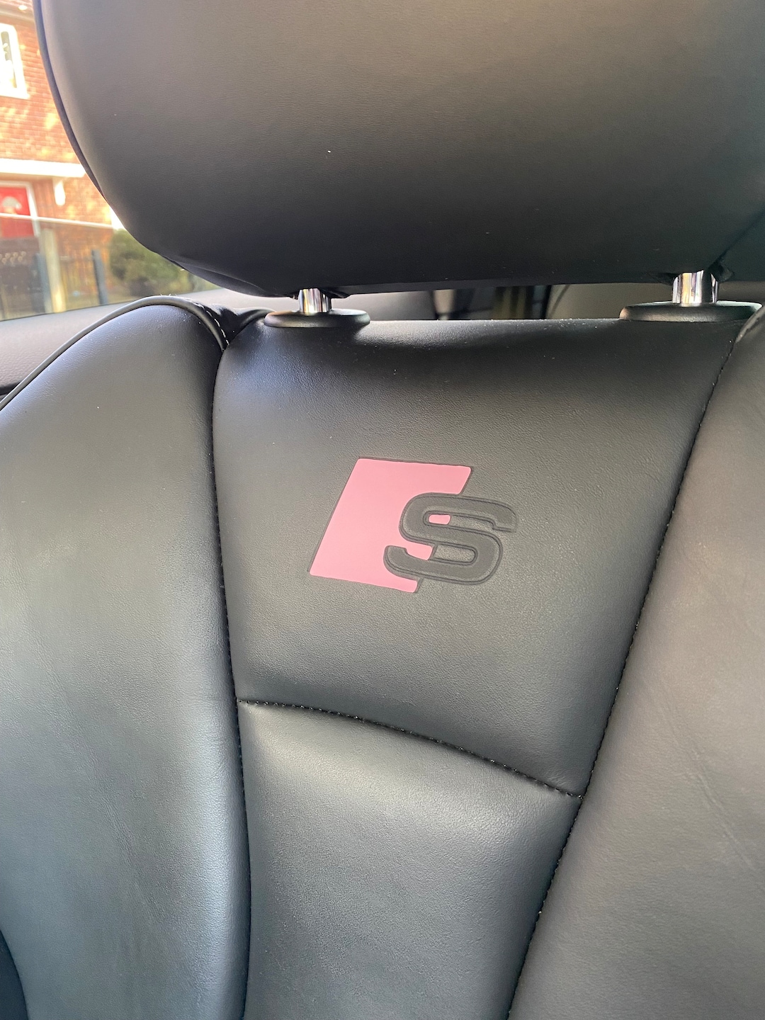 Square Logo Car Seat Decals X2 A1 A3 S3 S4 S5 Facelift Only 2016 Etsy UK