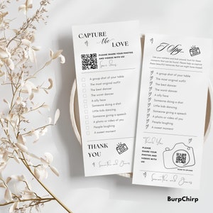 Wedding Reception Games: I Spy, Capture the Love (Canva Editable, Instant Download)