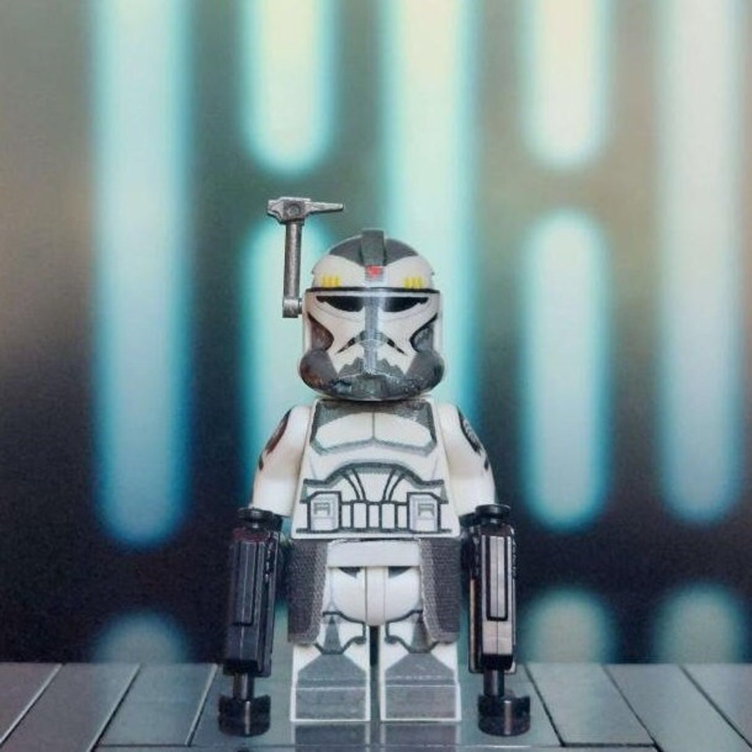Lego Commander Wolffe Clone Trooper 104th Phase 2 Clone Army - Etsy