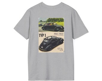 VW Beetle Type 1 T-Shirt, DTA, Dude Thats Awesome, Bug, Volks Wagon, Air Cooled, stick shift