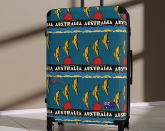 Australia Great Barrier Reef Luggage Suitcase, DTA, Dude That's Awesome, Australia, Travel, 3 x sizes available