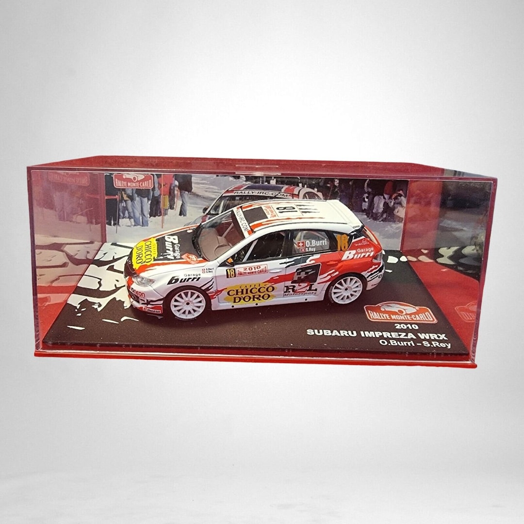 Modèle Réduit Subaru Impreza WRX WRC Portugal 2014 - 1:43 - Altaya - Avec Décalcomanie Lopes