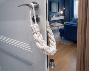 Handmade Cotton Rope Door Stopper | Minimalist Home Decor