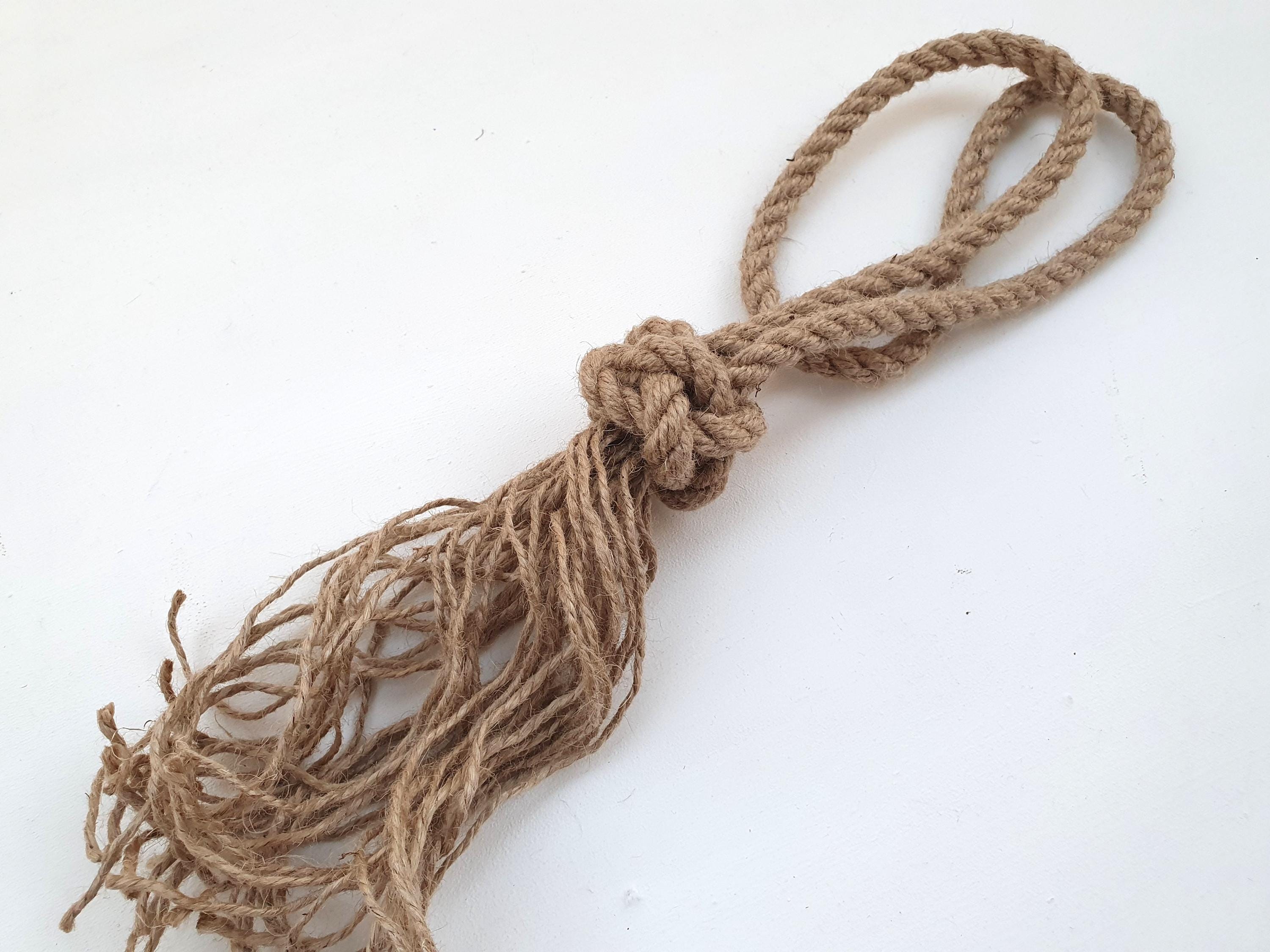 Handmade Jute Rope Curtain Tiebacks – Rustic Farmhouse Curtain ...