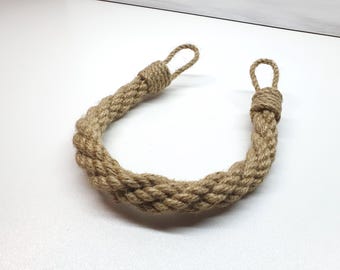 Curtain Tiebacks - Jute Rope - Shabby Chic ties - Twisted Jute Rope - Nautical Decor - Accessories for Curtains