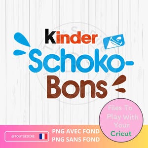 Scarica subito i file Kinder Schoko Bons PNG cioccolato al latte e nocciole Idea per personalizzare i tuoi regali di compleanno ToutSeDire