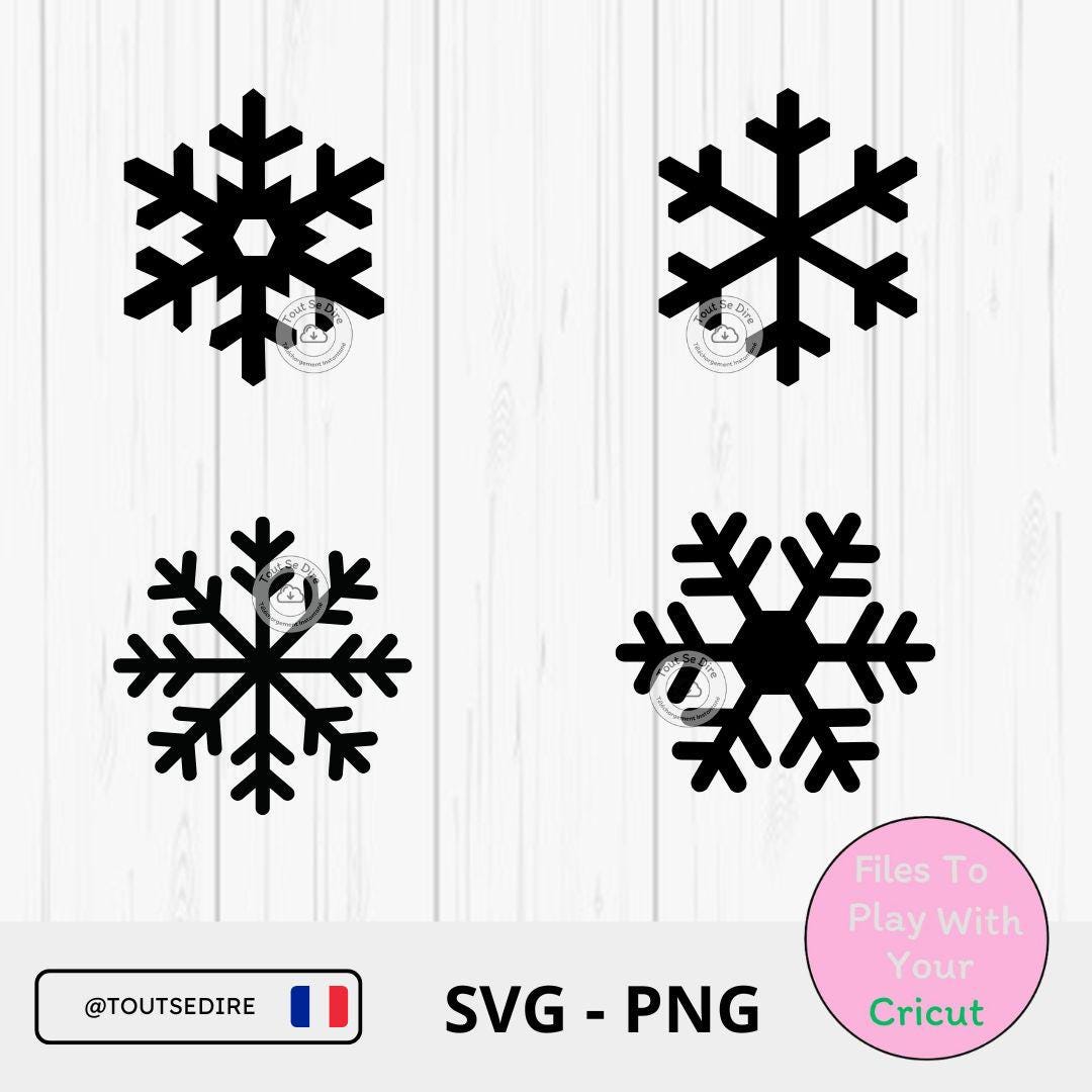 Download Snowflake SVG PNG Simple Snowflake Cutting File for Cricut ...