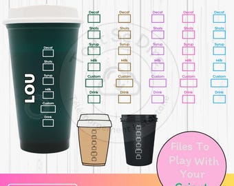 DOWNLOAD Option Coffee SVG PNG Full Wrap Coffee Cup Coffee Hot & cold Cup Coffee Acrylic birthday christmas drink svg png ToutSeDire