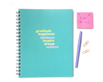 Gratitude Journal for Kids Growth Mindset, Guided Journal Prompts for Kids, Daily Mindfulness Kids Diary for Girls, Holiday Gift for Kids