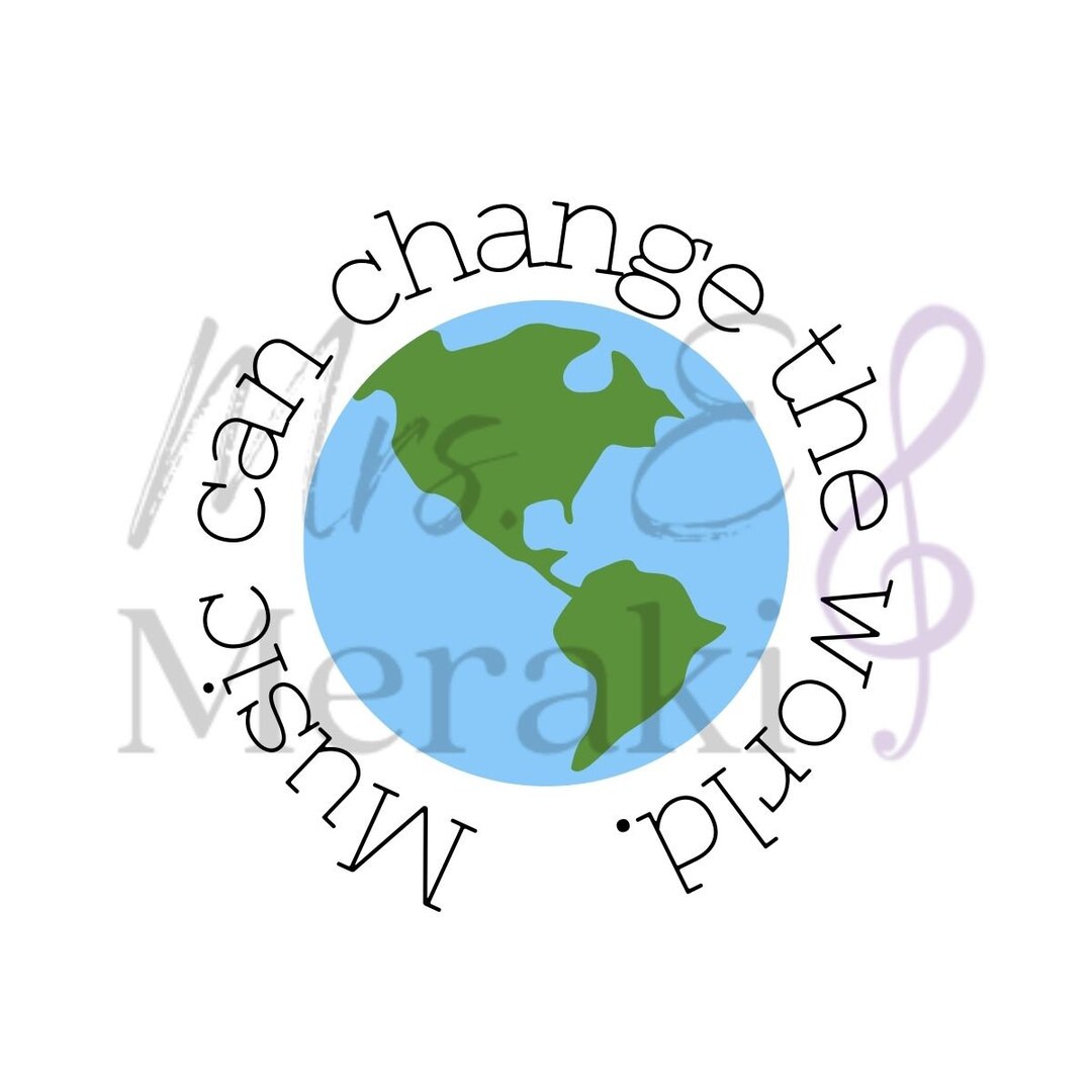 Music Can Change the World SVG - Etsy