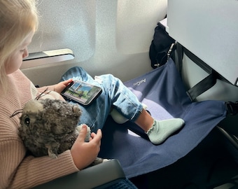 Cama de avión para niños pequeños / hamaca para vuelo / accesorios de viaje / artículos esenciales de viaje