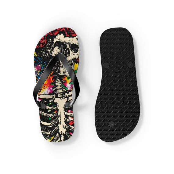 grateful dead flip flops