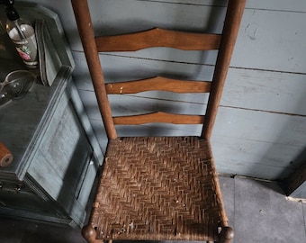 Antique ladder back chair