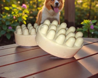 Natural Conditioning Goats Milk & Neem Dog Shampoo Bar for Sensitive Skin, 25 washes