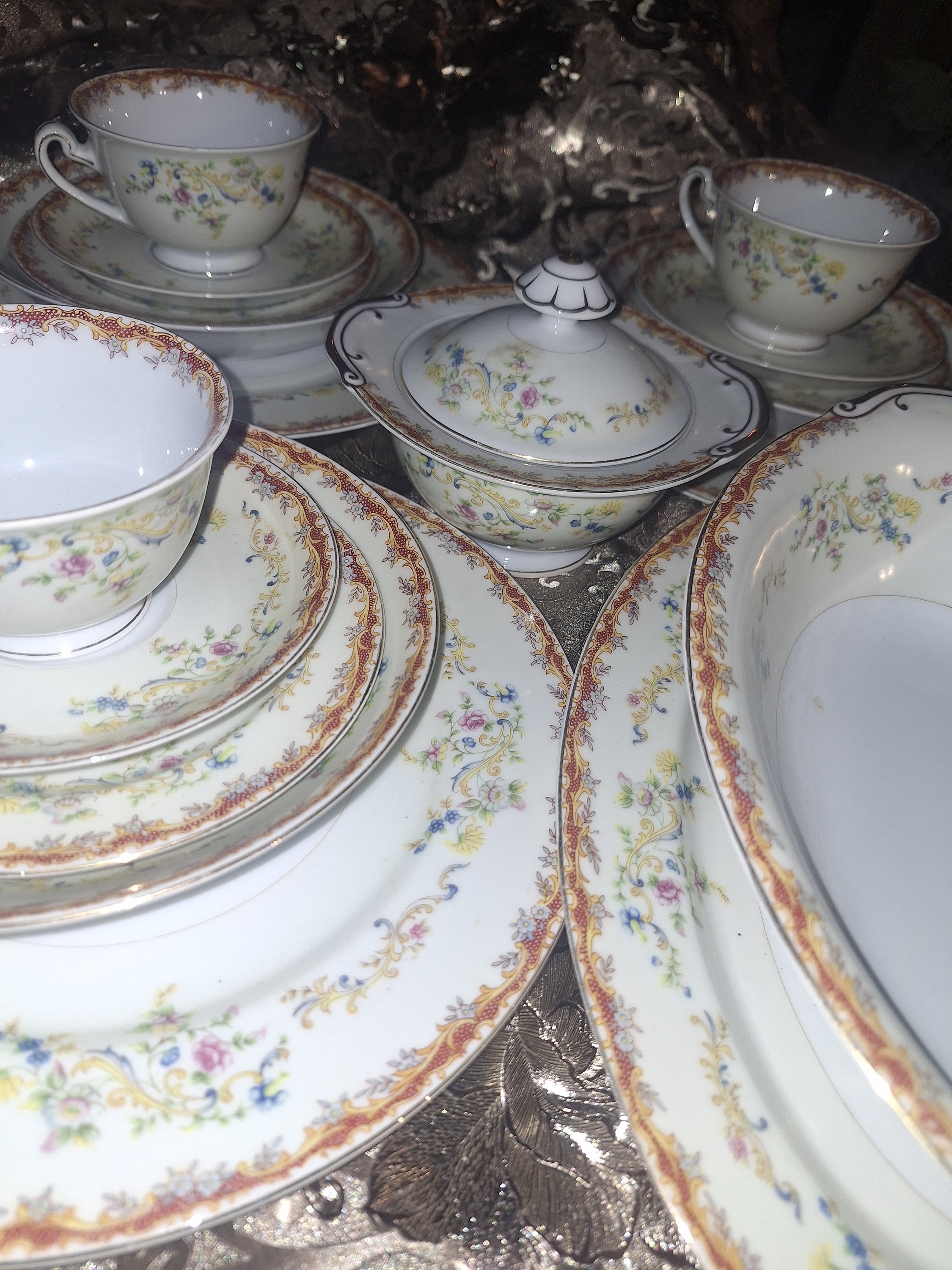 Noritake Imperial Garden - Etsy