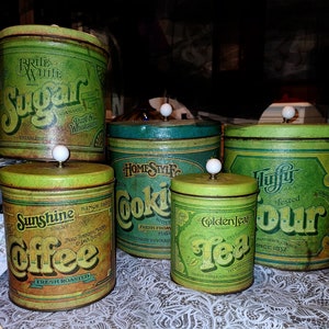 バロノフ　アンティーク缶　4個セット バロノフ アンティーク缶 4個セット