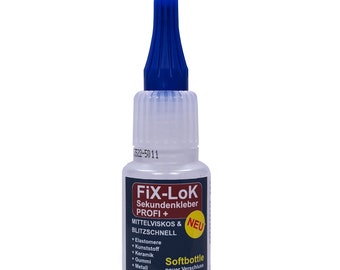 245,00 EUR / kg Reuschenbach® FiX-LoK Sekundenkleber ideal zum Basteln geeignet, Cyanacrylatkleber, 20g