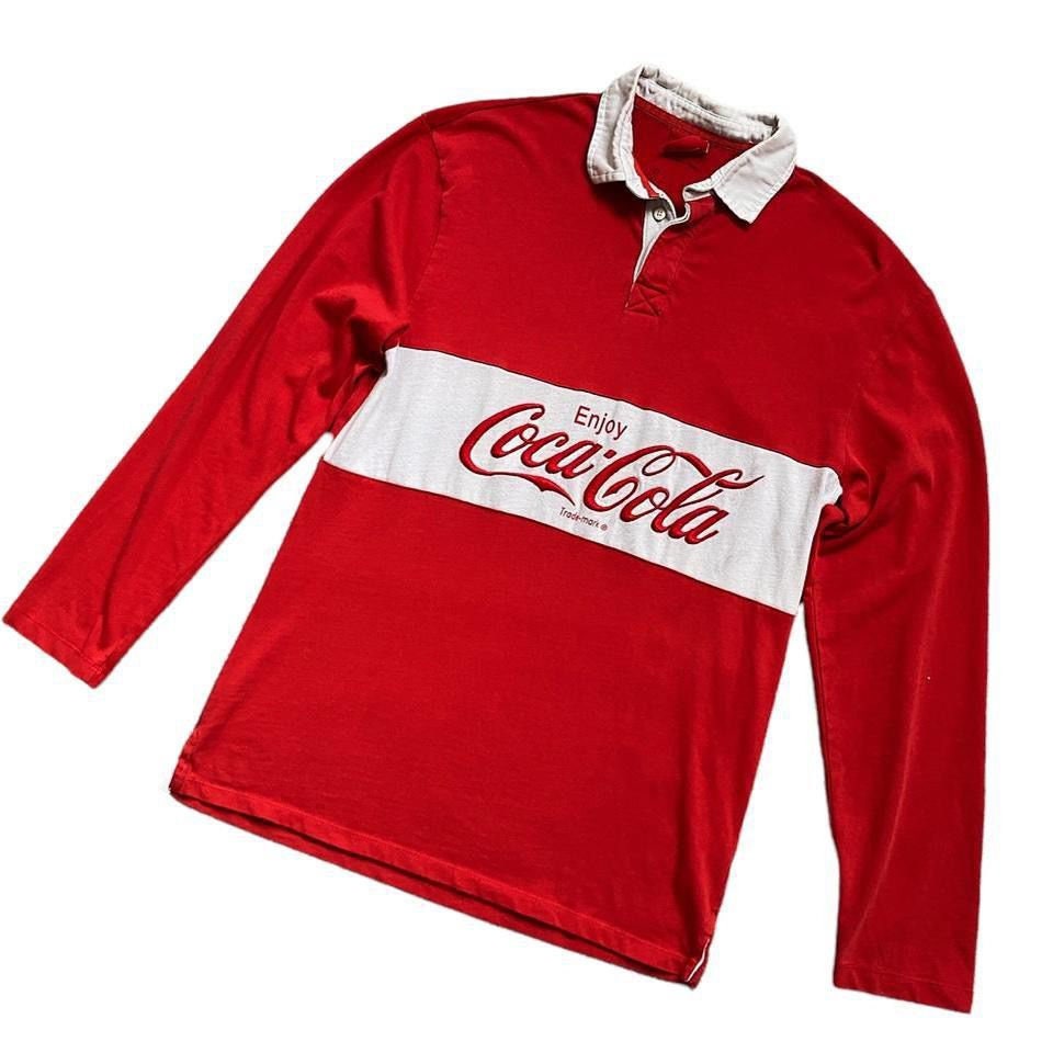 coca cola rugby shirt urban outfitters