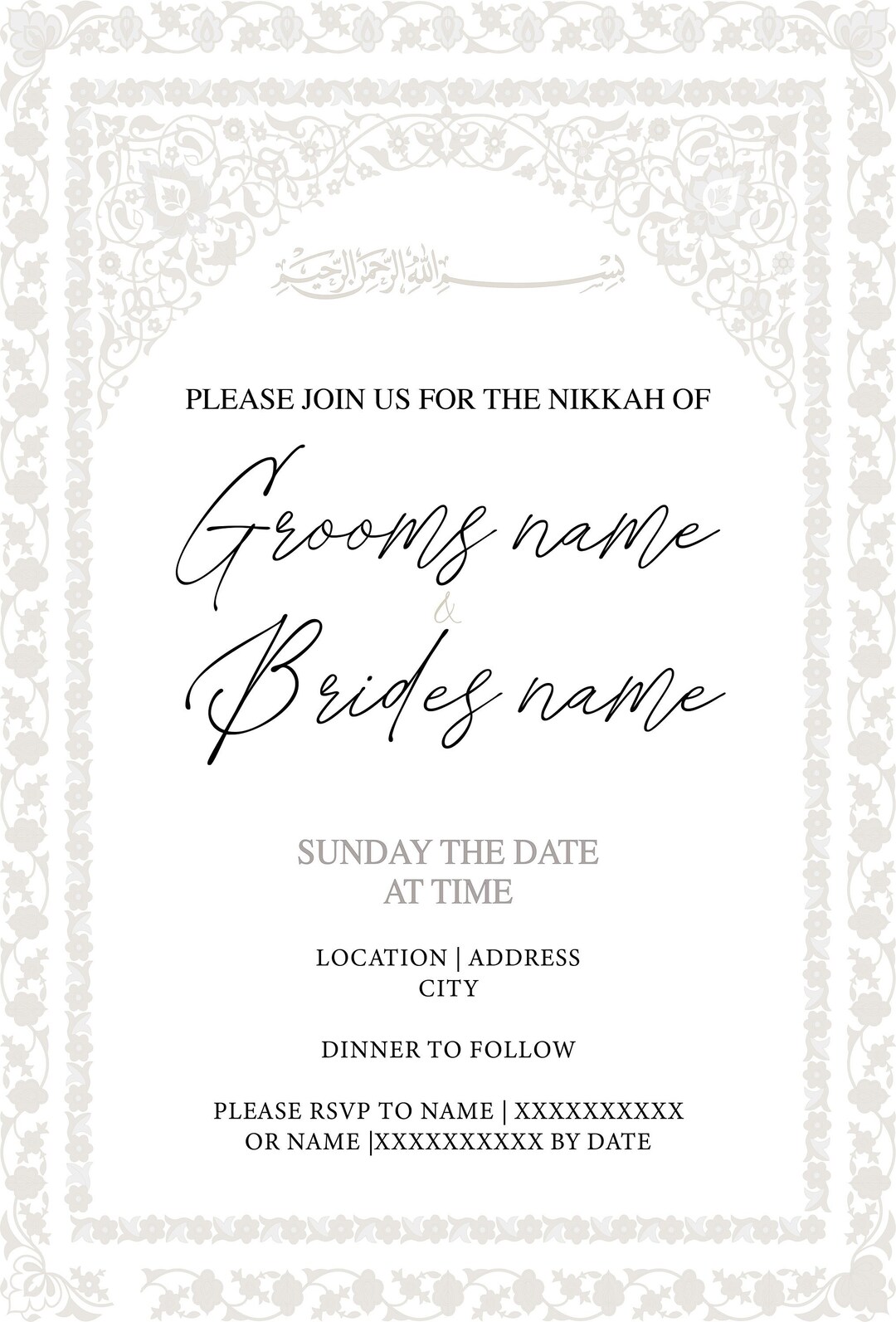 DIGITAL INVITATION Etsy