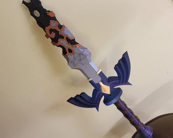 Corrupted Master Sword - 3D Printed Cosplay Prop