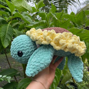 Crochet Sunflower Sea Turtle