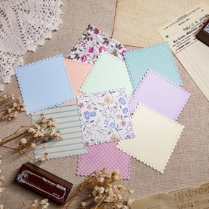 Set van 5 stansen I vierkante stempels I stansen I papieren stansen I kaarten maken I Scrapbook I Junk Journal I Journaling Supplies