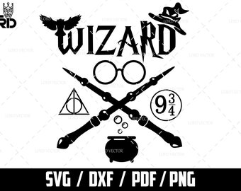 Wizard School Movie SVG: Magic Mega Bundle (Digital Download)